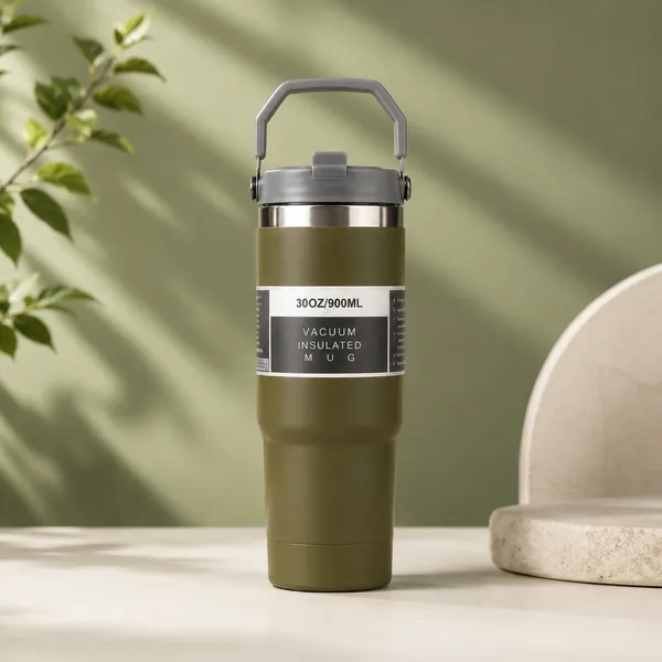 Green__Stainless_Steel_Multicolor_Insulated_Tumbler_900Ml