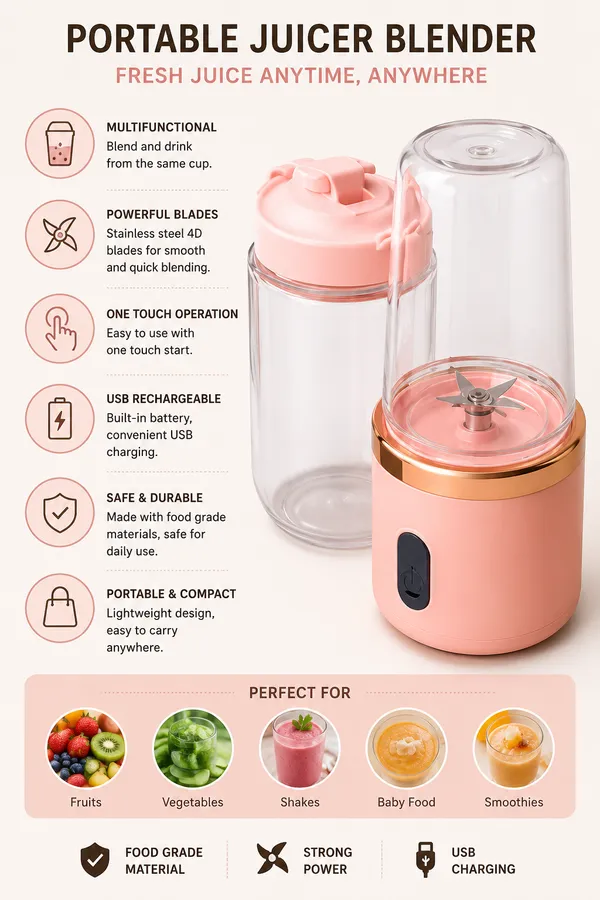 Peach_Small_Portable_Juicer_For_Kitchen