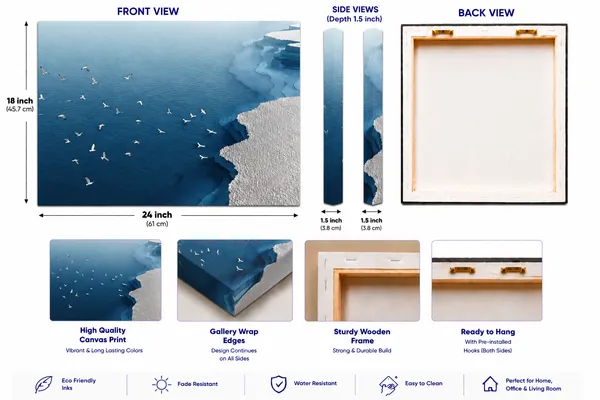 Multicolor_Canvas_Coastal_Seabirds_Aerial_Print_Wall_Art