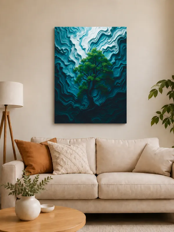 Multicolor_Canvas_Abstract_Tree_Wall_Art