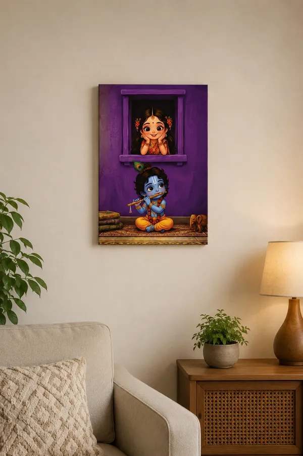 Multicolor_Canvas_Devotional_Krishna_Print_Wall_Art