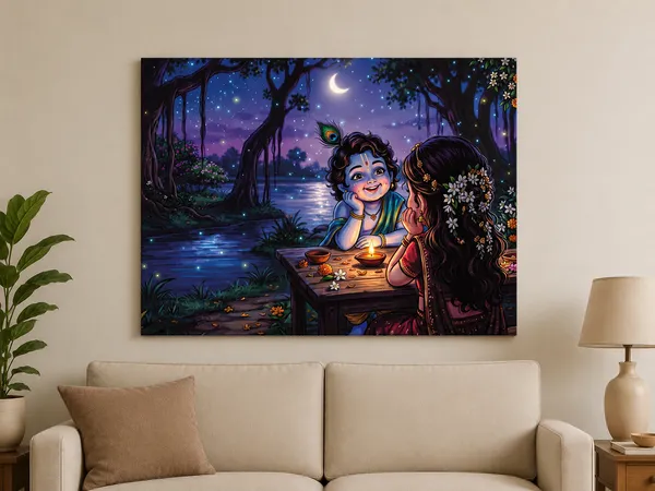 Multicolor_Canvas_Devotional_Night_Scene_Print_Wall_Art