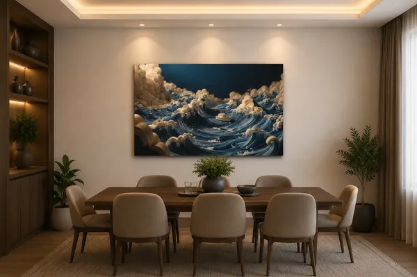 Multicolor_Canvas_Abstract_Ocean_Wave_Wall_Art