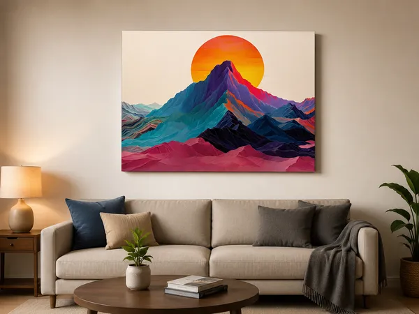Multicolor_Canvas_Modern_Mountain_Landscape_Wall_Art