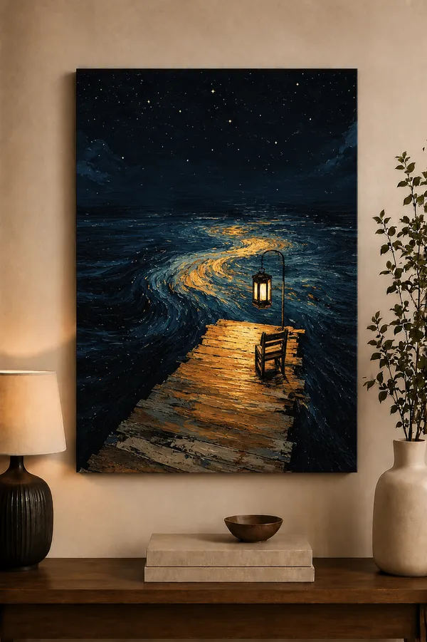 Multicolor_Canvas_Coastal_Night_Ocean_Print_Wall_Art