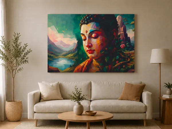 Canvas_Spiritual_Buddha_Mountain_Lake_Portrait_Wall_Art