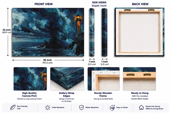 Canvas_Coastal_Stormy_Lighthouse_Seascape_Wall_Art