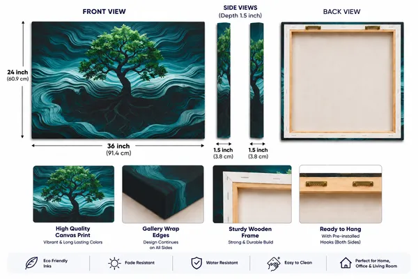 Canvas_Abstract_Teal_Wave_Tree_Print_Wall_Art