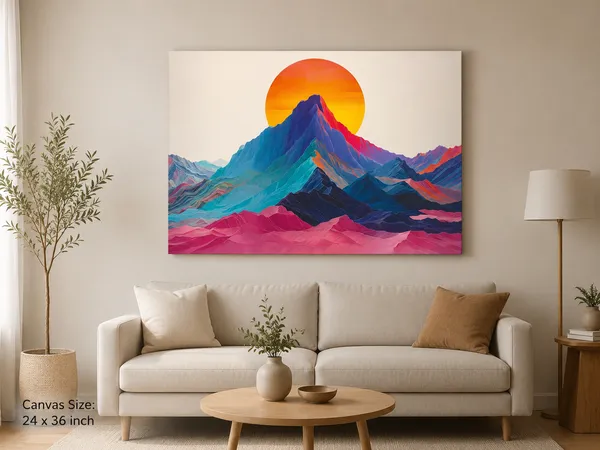 Canvas_Modern_Mountain_Sunset_Landscape_Wall_Art