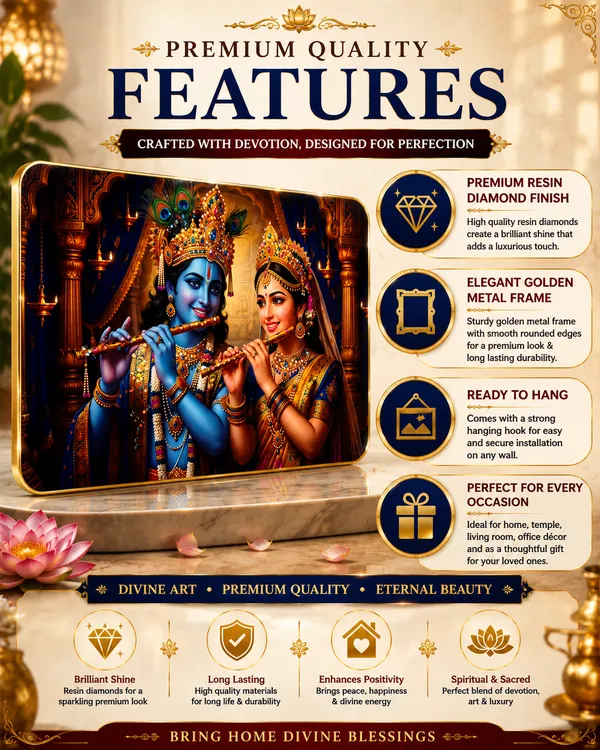 Radha_Krishna_Resin_Diamond_Art_Gold_Photo_Frame_(Premium_Wall_Decor)