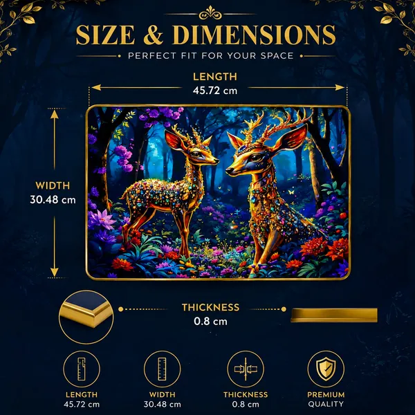 Premium_Deer_Resin_Art_Wall_Painting_|_Luxury_MDF_Wooden_Decorative_Photo_Frame_with_Golden_Border_|_Ready_to_Hang_Wall_Art_for_Living_Room,_Bedroom,_Office_&_Home_Decor_(12_x_18_Inch)