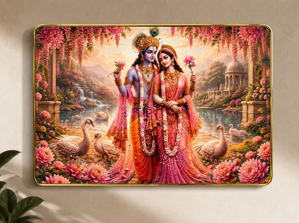 Mdf_Resin_Diamond_Art_Radha_Krishna_Religious_Wall_Frame