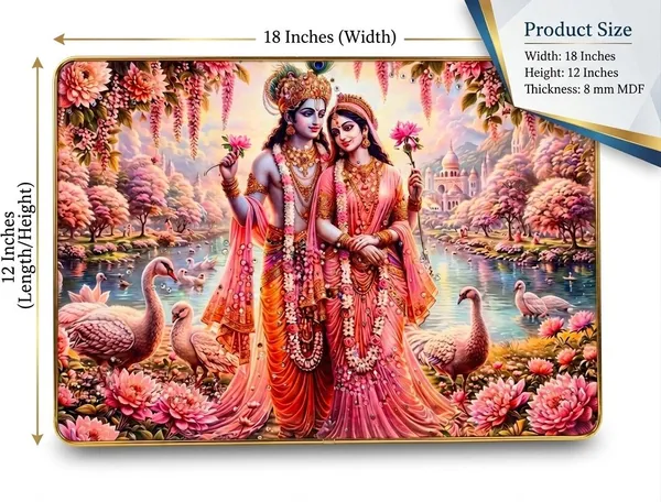 Mdf_Resin_Diamond_Art_Radha_Krishna_Religious_Wall_Frame