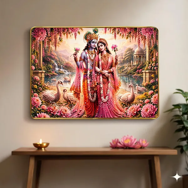 Mdf_Resin_Diamond_Art_Radha_Krishna_Religious_Wall_Frame