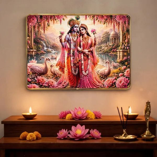 Mdf_Resin_Diamond_Art_Radha_Krishna_Religious_Wall_Frame