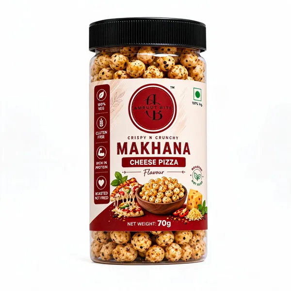Amruutbites_Cheese_Pizza_Roasted_Makhana