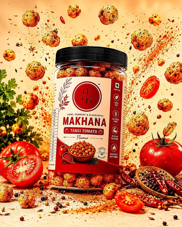 Amruutbites_Tangy_Tomato_Roasted_Makhana_Healthy_Roasted_Lotus_Seed_Snack_Gluten_Free_Low_Calorie_40g_X_Pack_Of_5_200g_Total