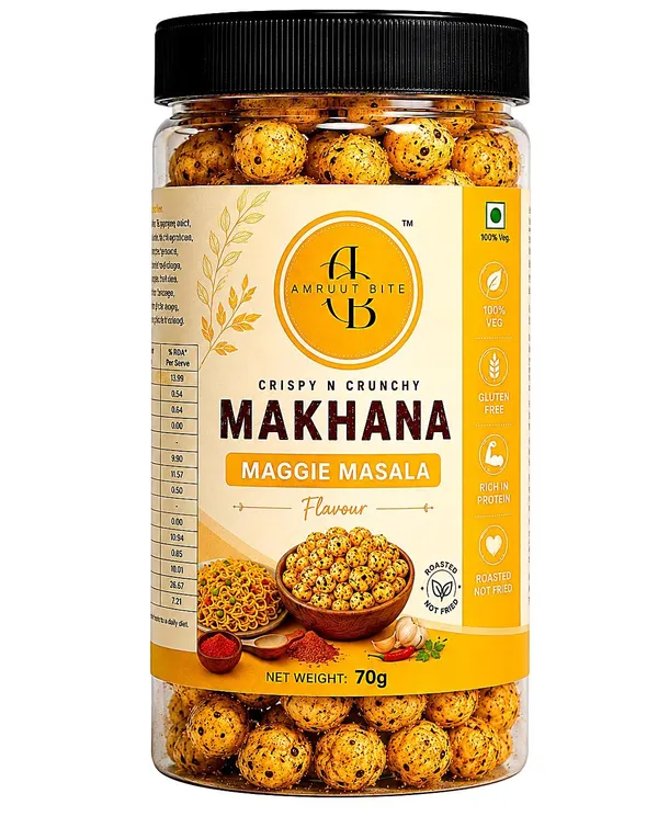 Amruutbites_Assorted_Roasted_Makhana_Cross_Combo_Pack_5_Flavors_Achari_Masala_Chilly_Lemon_Maggie_Mania_Pudina_Twist_Turmeric_Garlic_Healthy_Lotus_Seed_Snack_80g_X_Pack_Of_5_400g_Total