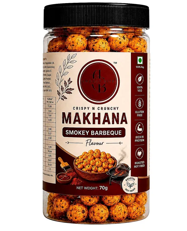 Amruutbites_Assorted_Roasted_Makhana_Cross_Combo_Pack_5_Flavors_Achari_Masala_Chilly_Lemon_Peri_Peri_Pudina_Twist_Smokey_Barbeque_Healthy_Lotus_Seed_Snack_70g_X_Pack_Of_5_350g_Total