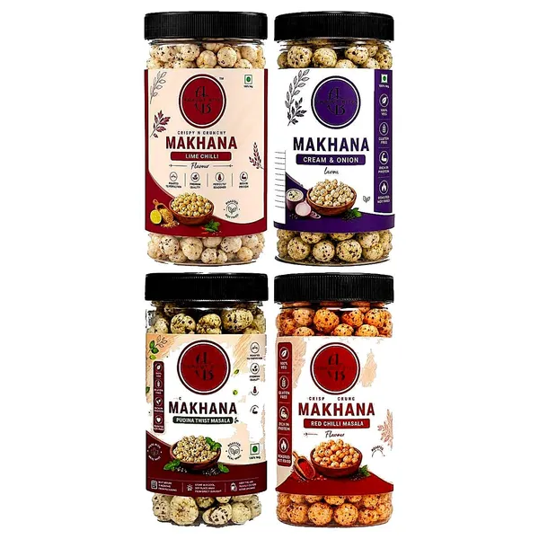 Amruutbites_Assorted_Roasted_Makhana_Cross_Combo_Pack_4_Flavors_Chilly_Lemon_Cream_Onion_Pudina_Twist_Red_Chilly_Masala_Healthy_Lotus_Seed_Snack_40g_X_Pack_Of_4_160g_Total