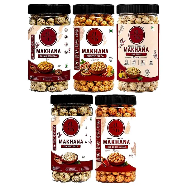 Amruutbites_Assorted_Roasted_Makhana_Cross_Combo_Pack_5_Flavors_Achari_Masala_Cheezy_Pizza_Chilly_Lemon_Classic_Salted_Red_Chilly_Healthy_Lotus_Seed_Snack_80g_X_Pack_Of_5_400g_Total