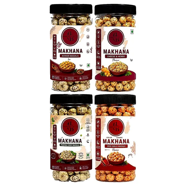 Amruutbites_Assorted_Roasted_Makhana_Cross_Combo_Pack_4_Flavors_Achari_Cheese_Herbs_Pudina_Twist_Red_Chilly_Masala_Healthy_Lotus_Seed_Snack_100g_X_Pack_Of_4_400g_Total