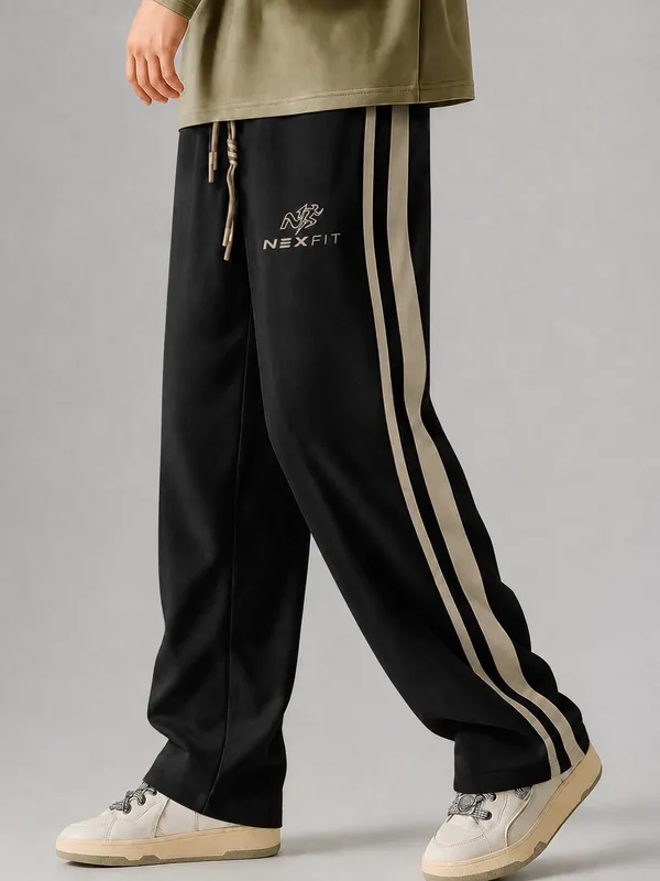 Black_Polyester_Relaxed_Fit_Track_Pants_for_Men