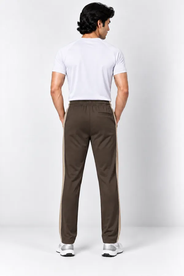 Nexfit_Men’s_Brown_Signature_Side_Panel_Track_Pants