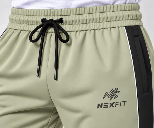 Nexfit_Men’s_Sage_Green_Signature_Side_Panel_Track_Pants
