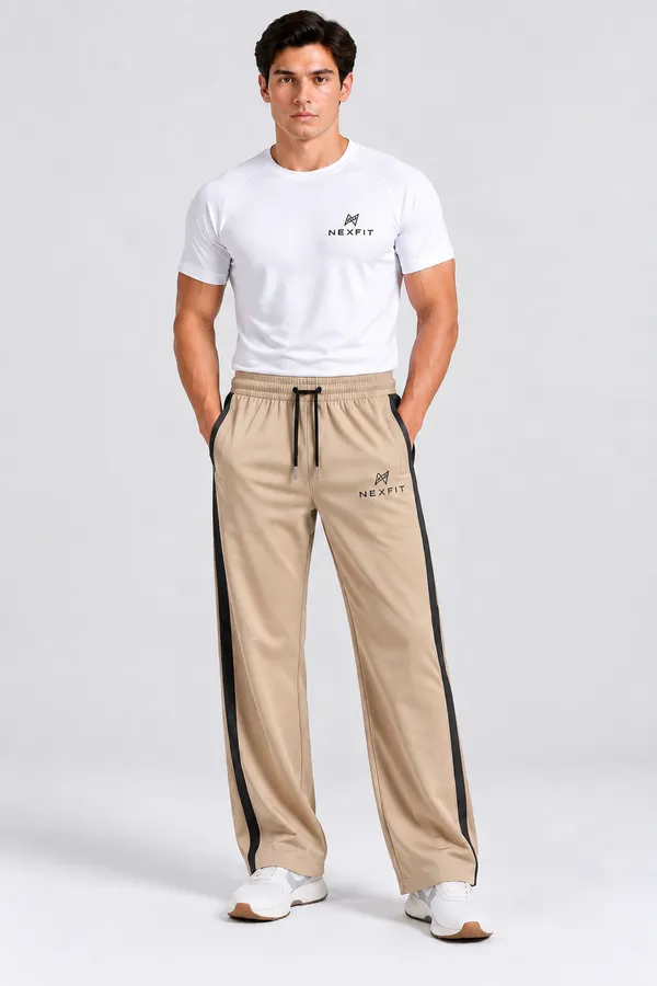 Men’s_Beige_Relaxed_Fit_Track_Pants