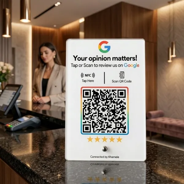 Initiator_Tabletap_Nfc_Menu,_Contact_&_Review_Standee