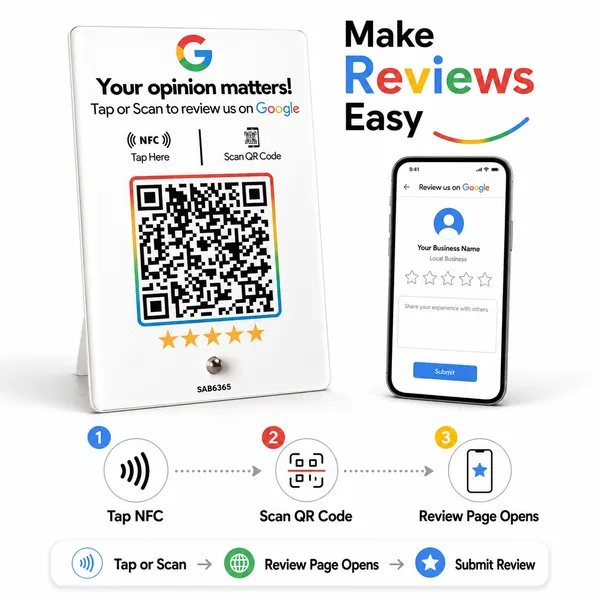 Initiator_Tabletap_Nfc_Menu,_Contact_&_Review_Standee