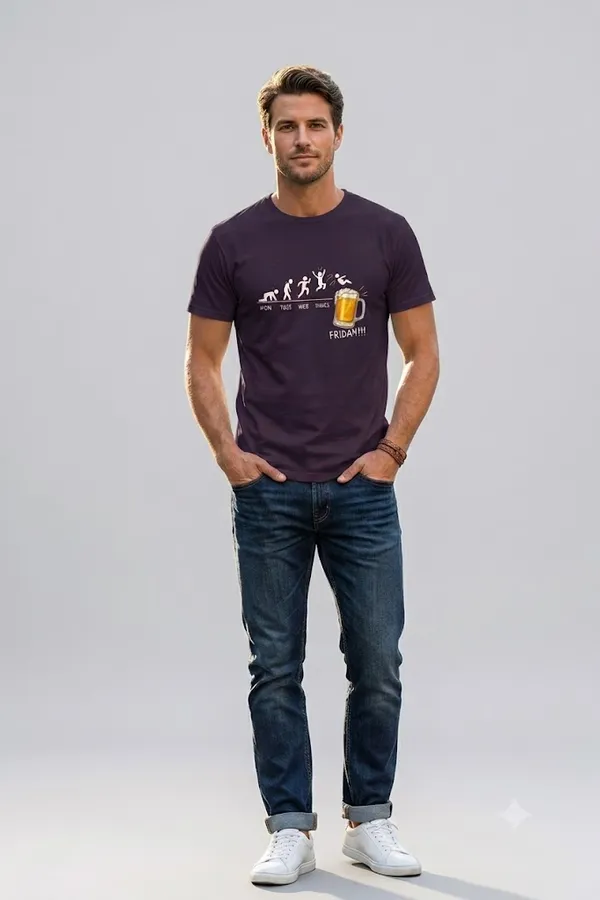 Beer_Friday_Unisex_Classic_T_Shirt_Purple