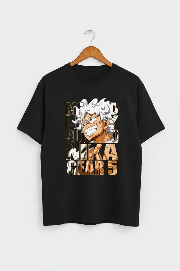 Luffy_Gear_5_Unisex_Crew_T_Shirt_Black