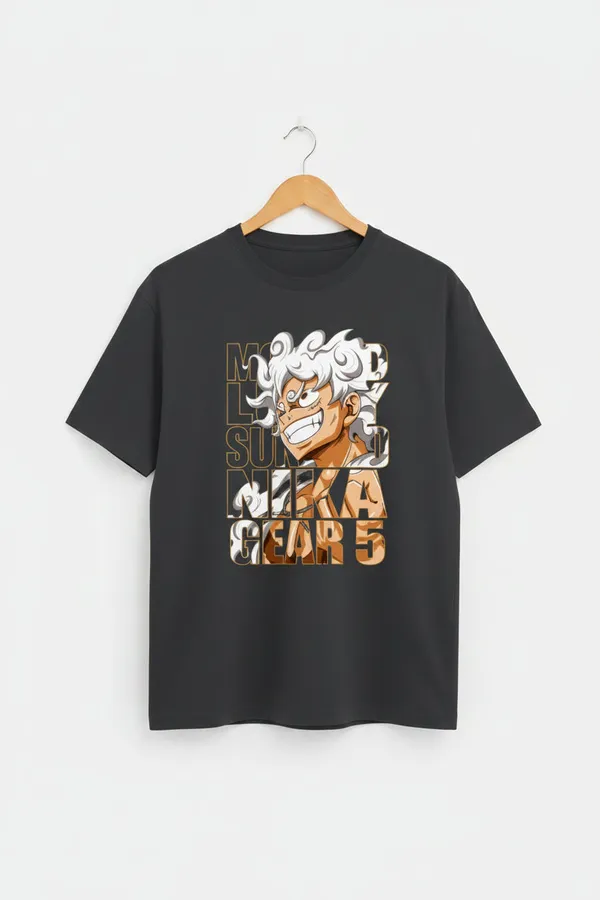 Luffy_Gear_5_Unisex_Crew_T_Shirt_Steel_Grey