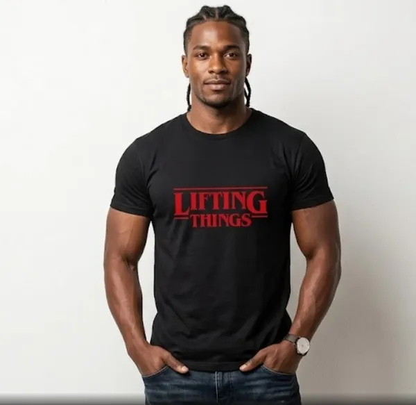 Lifting_Things_Unisex_T_Shirt_Black