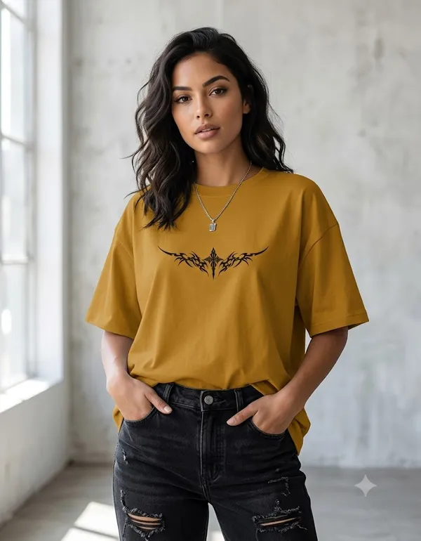 Petrify_Patriachy_Unisex_Classic_Crew_T_Shirt_White_Mustard_Yellow