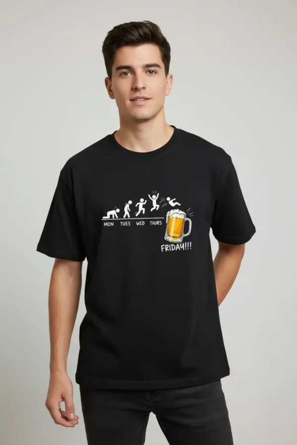 Beer_Friday_Unisex_Classic_T_Shirt_Black