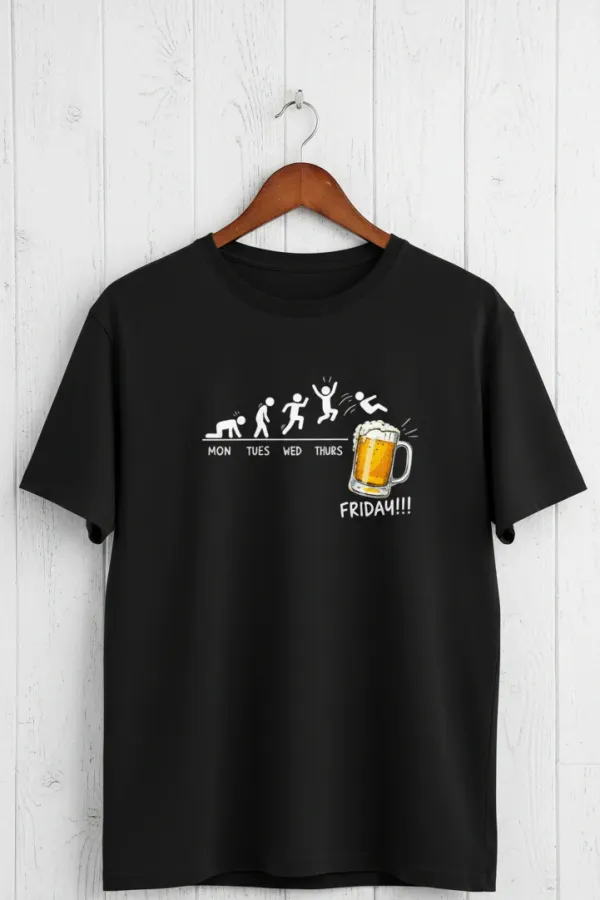Beer_Friday_Unisex_Classic_T_Shirt_Black
