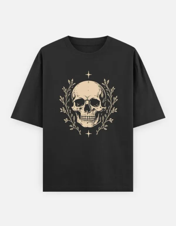 Skull_Unisex_Oversized_T_Shirt_Grey