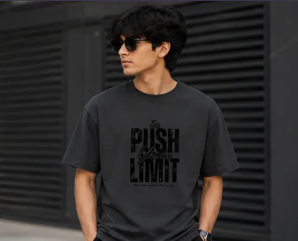 Push_Your_Limit_Unisex_T_Shirt_Steel_Grey