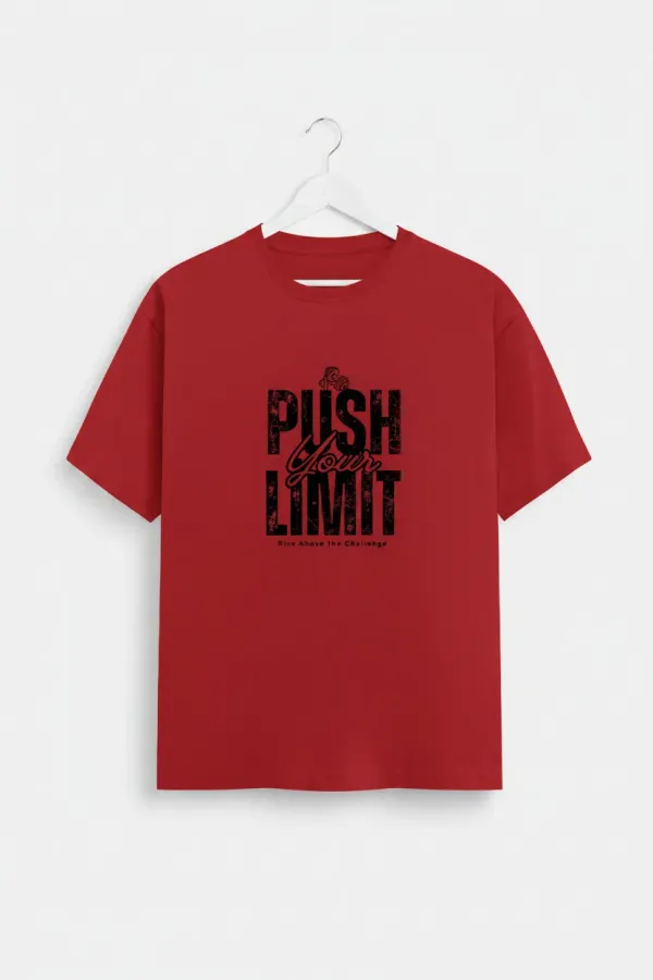 Push_Your_Limit_Unisex_T_Shirt_Red