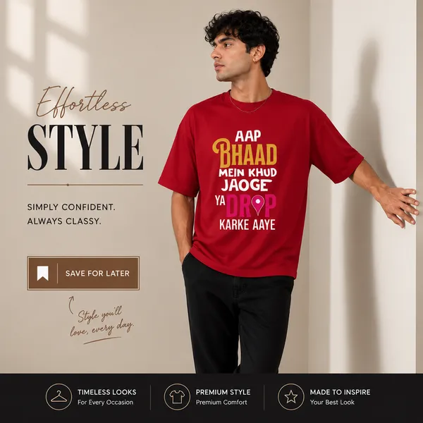Red_Cotton_T-Shirt_For_Unisex