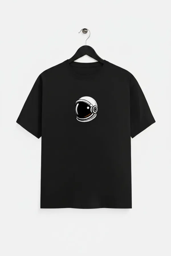 Astronaut_Unisex_Classic_T_Shirt_Black