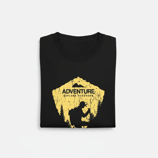 Black_Cotton_T-Shirt_For_Unisex