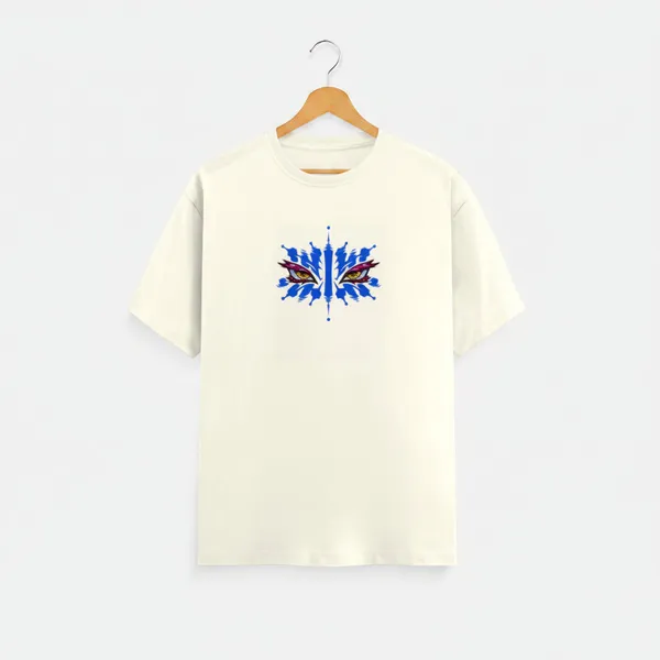 Off_White_Cotton_T-Shirt_For_Unisex