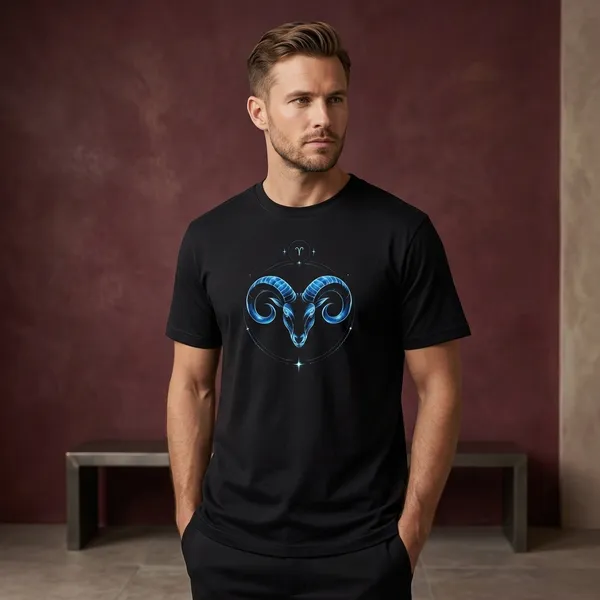 Navy_Blue_Cotton_T-Shirt_For_Unisex