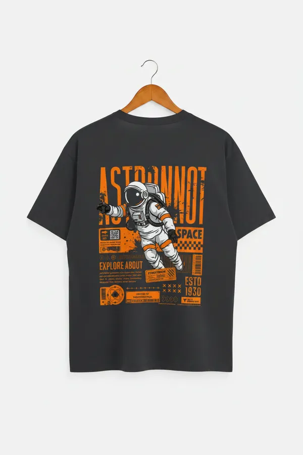 Steel_Grey_Cotton_T-Shirt_For_Unisex