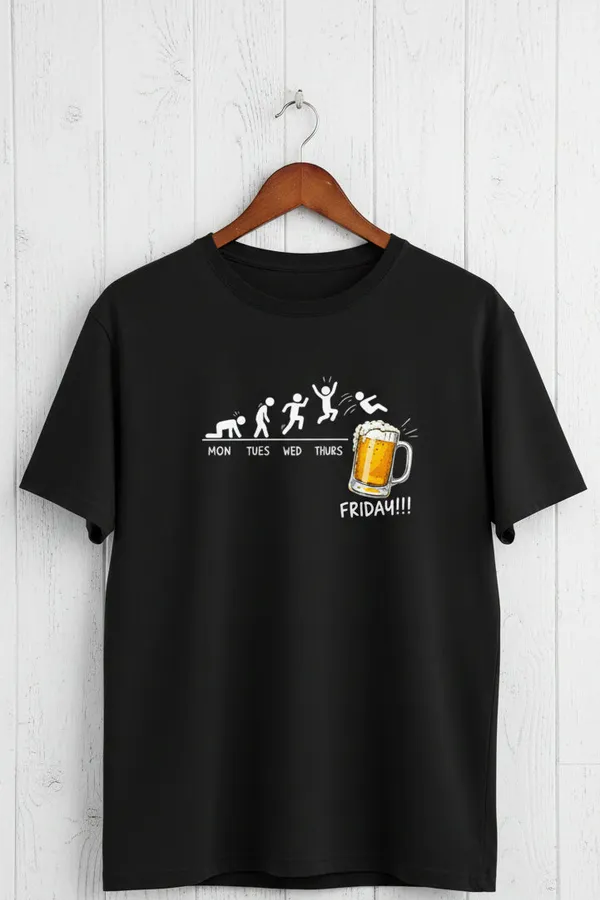 Black_Cotton_T-Shirt_For_Unisex