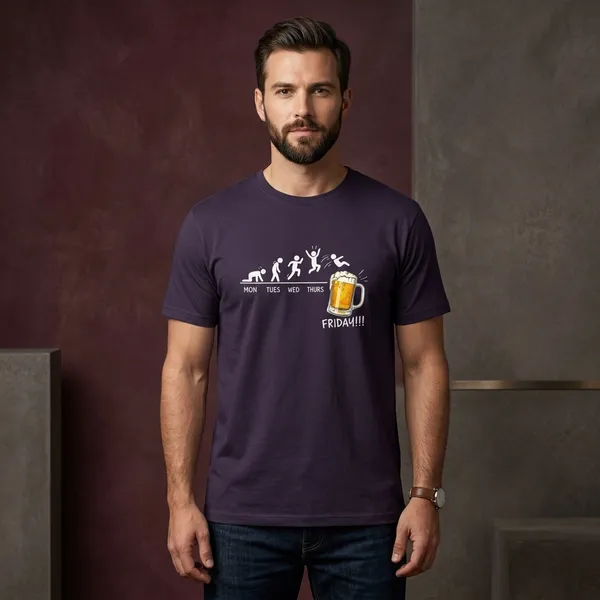 Purple_Cotton_T-Shirt_For_Unisex